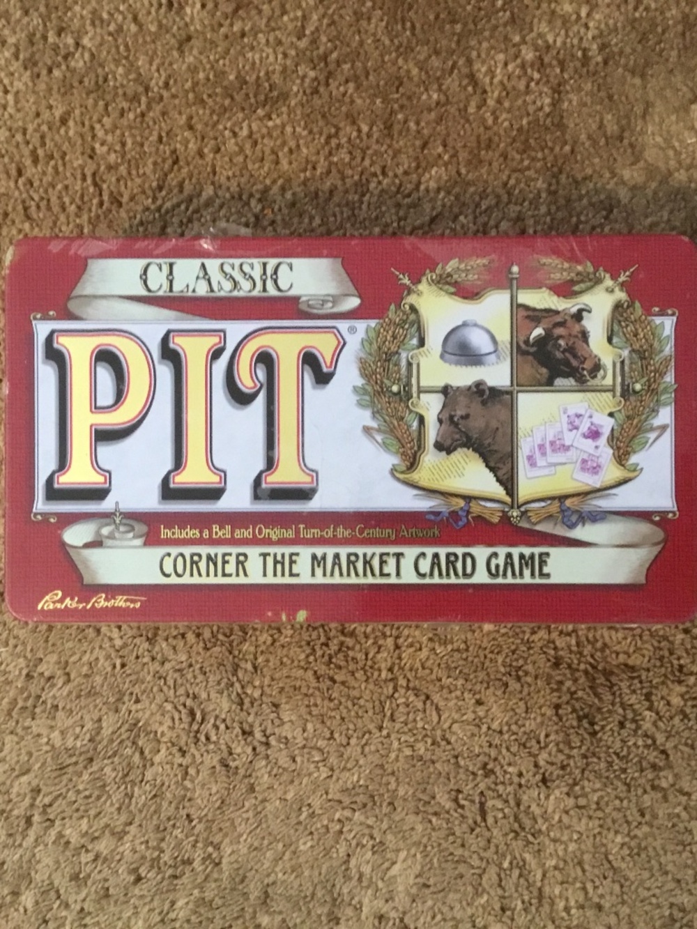 PIT (CornerThe Market Card Game) 74 casino-quality cards and deluxe bell